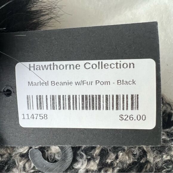 Do Everything In Love Beanie w/Pom Black & Neutrals, so soft! NWT🏷 - Picture 4 of 12